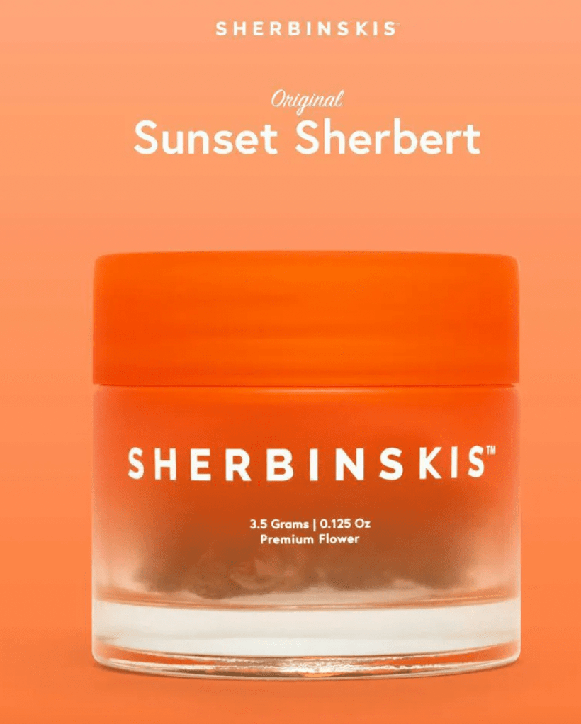 Sherbinskis 3.5G Flower Sunset Sherbert