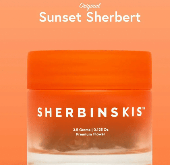 Sherbinskis 3.5G Flower Sunset Sherbert
