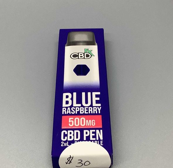 CBD FX 500mg CBD Disposable Cart- Blue Raspberry