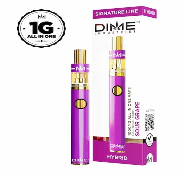 Dime Industries - Sour Grape 1000mg All in One Device 1g