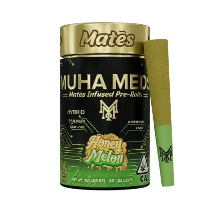 PRE-ORDER ONLY Muha Meds - Honey Melon Mates Infused Pre Rolls 3g - 3 g