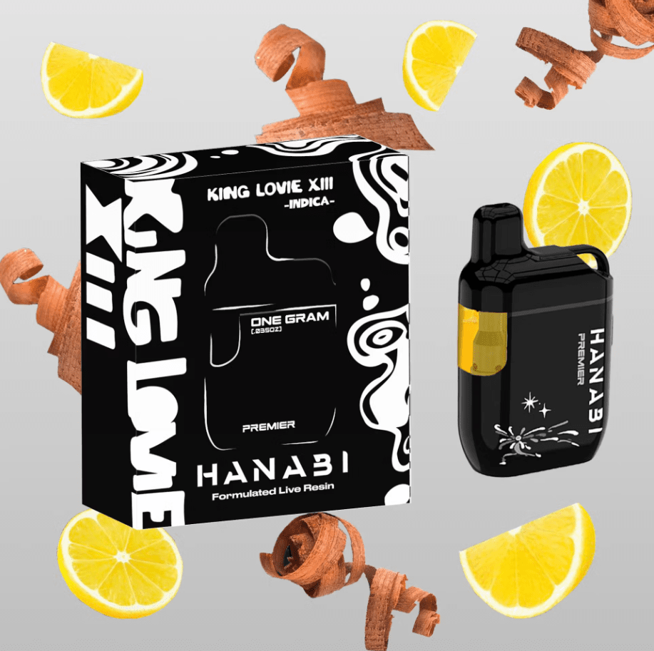 Hanabi Live Resin AIO Vape King Louis XIII 1g