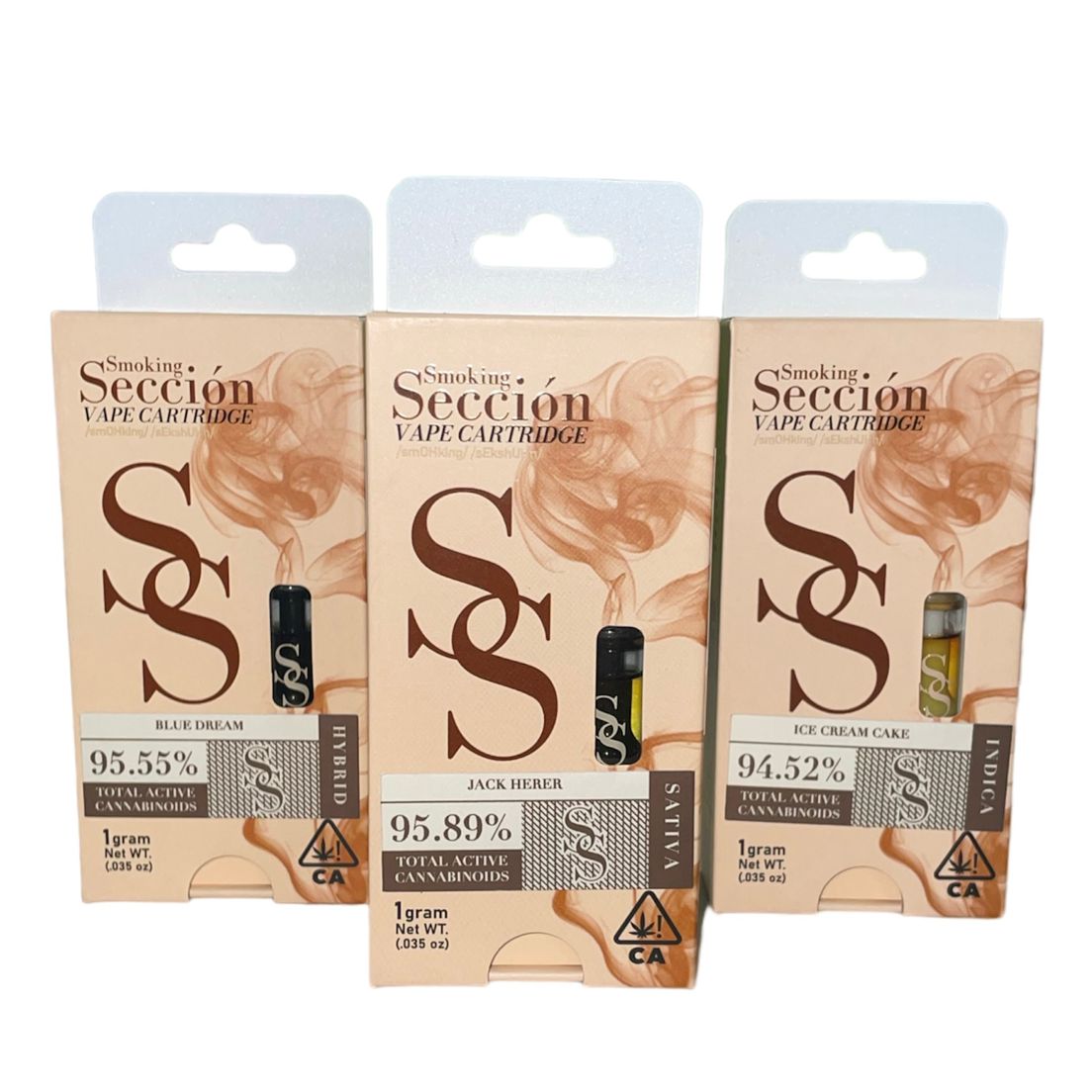 E. Smoking Seccion 1g THC Vape Cartridge - Jack Herer (S)