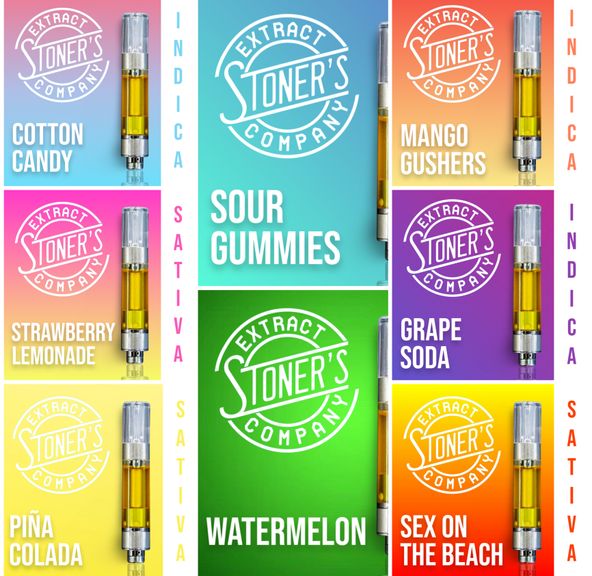 STONER'S EXTRACTS 1G MANGO GUSHERS CARTRIDGE