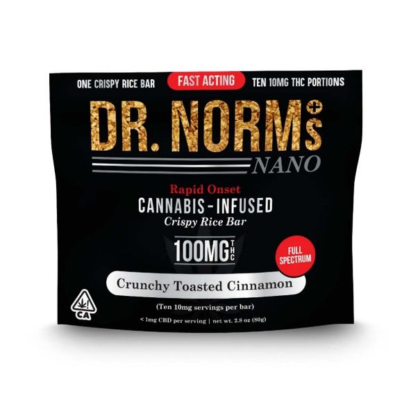 Dr. Norm's NANO Cinnamon Toast Crunch Rice Bar 100mg