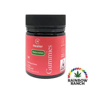 Healer Watermelon Gummies - 10mg each - 100mg total - 10 pcs - Full Spectrum