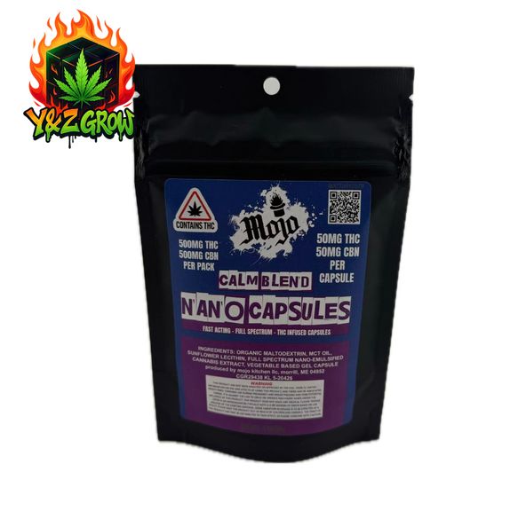 Mojo Nano Capsules - 500 MG (50MG each) Calm Blend