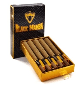Black Mamba - Strawberry Cough - 5 Pack Infused Blunts 6 Grams