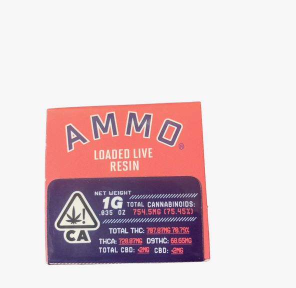 AMMO - Chem Cake 1g Loaded Live Resin