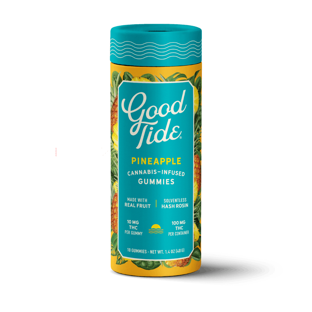 Good Tide Rosin Gummies Pineapple 100mg