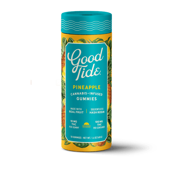 Good Tide Rosin Gummies Pineapple 100mg