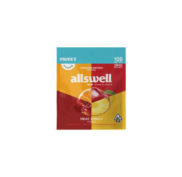 Allswell Gummies Fruit Punch 100mg