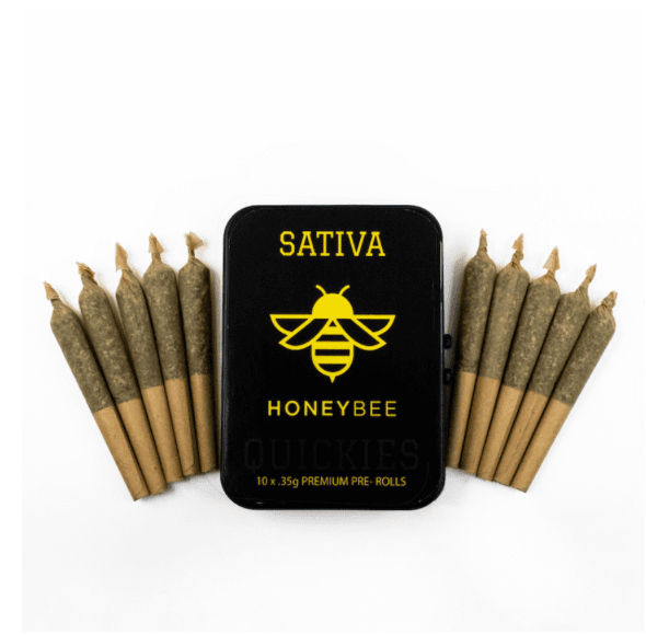 Durban Poison 10x.35g Quickies by Honeybee Premium - Sativa 20% THC