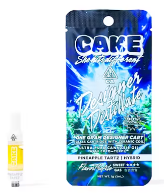 CAKE - DD Cart - 1 gram 510 Thread - Pineapple Tartz