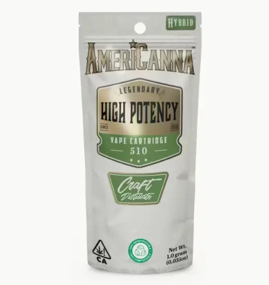 AmeriCanna - Sour Apple Vape Cartridge 1g