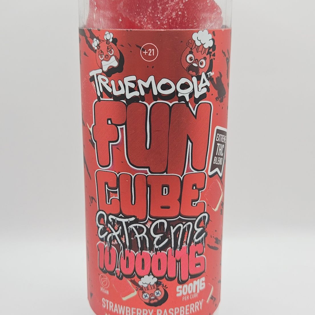 Fun Cube - Edible - Strawberry Raspberry - 10,000mg
