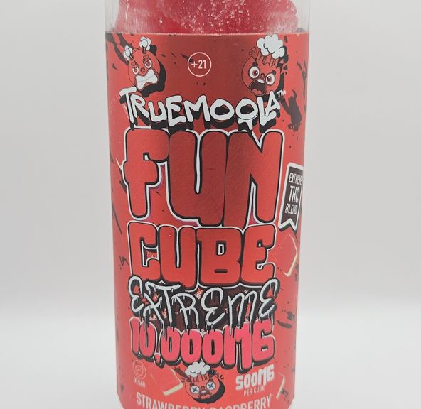 Fun Cube - Edible - Strawberry Raspberry - 10,000mg