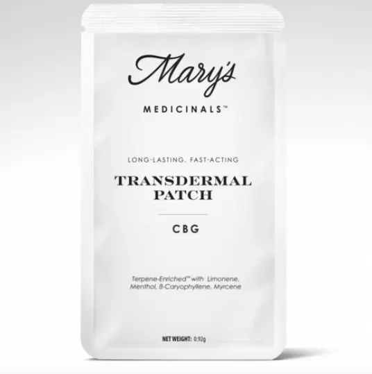 Mary's Medicinals Transdermal Patch CBG 20mg