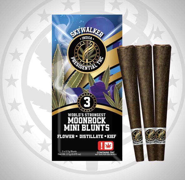 Presidential Moonrock Mini Blunts 3pk (Skywalker)