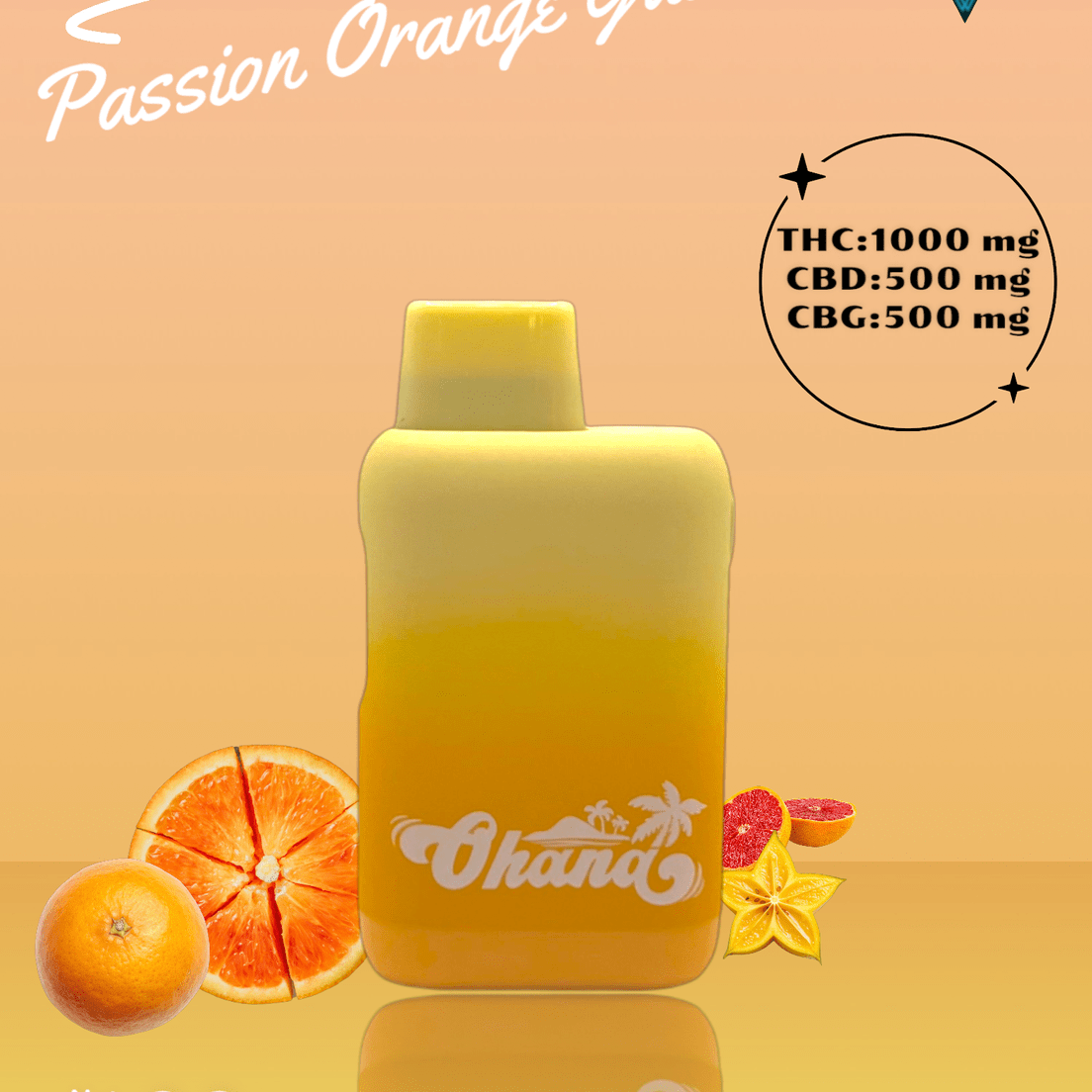 Ohana 2.3g Disposable - Passion Orange Guava - 2:1:1 (THC/CBD/CBG)