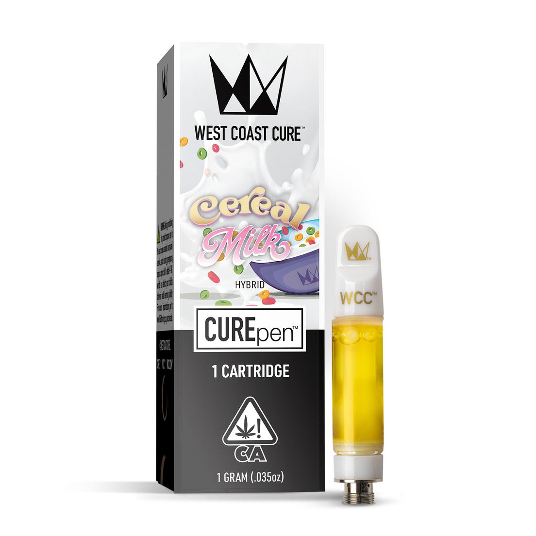 PRE-ORDER ONLY 1g Cereal Milk CUREpen Cartridge - West Coast Cure