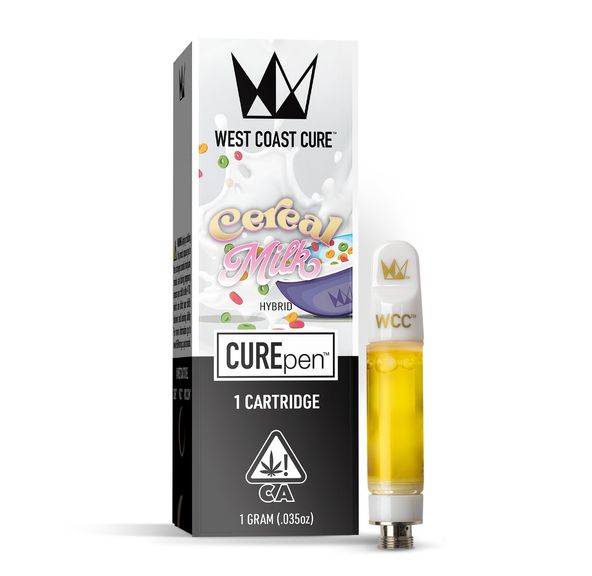 PRE-ORDER ONLY 1g Cereal Milk CUREpen Cartridge - West Coast Cure