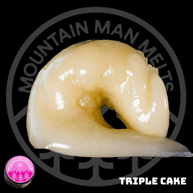 Mountain Man Live Rosin- 1g Triple Cake