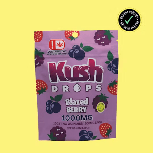 1000mg THC Gummy - Blazed Berry