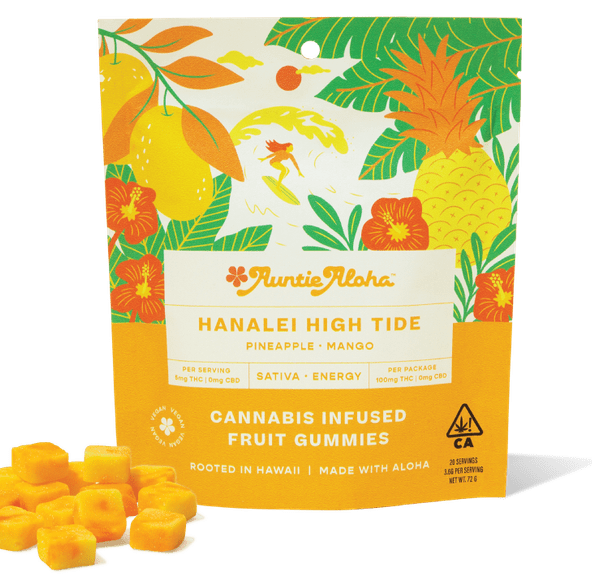 Auntie Aloha- Hanalei High Tide Gummies 100mg (S)