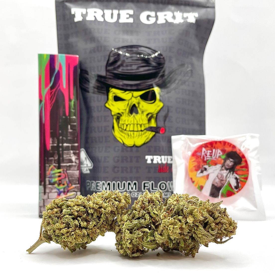 PRE-ORDER ONLY *Deal! $89 1 oz. Glitter Bomb (29.16%/Hybrid - Indica Dominant) + Rolling Papers + PopSocket