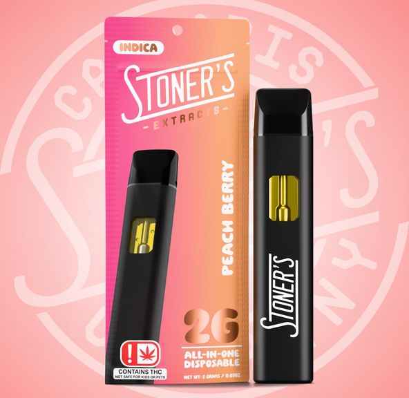 Stoner’s Extracts - Disposable -Peach Berry 2G