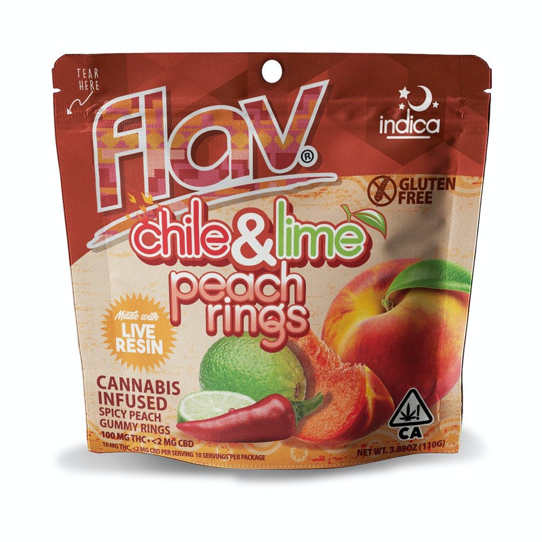 Chili Lime Peach Rings - Indica