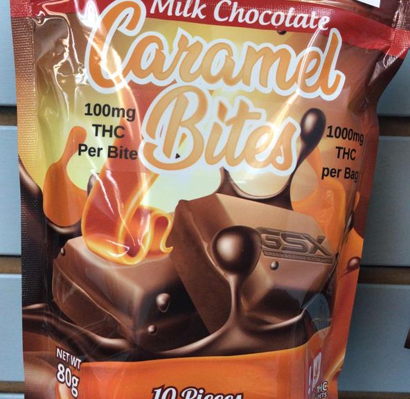 GSX Chocolate Bites Caramel 1000mg