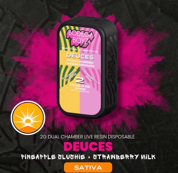 Deuces Pineapple Slushie x Strawberry Milk Live Resin