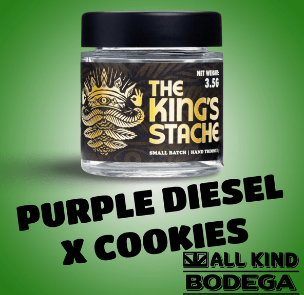 Purple Diesel x Cookies 3.5g Flower (@thekingsstache)