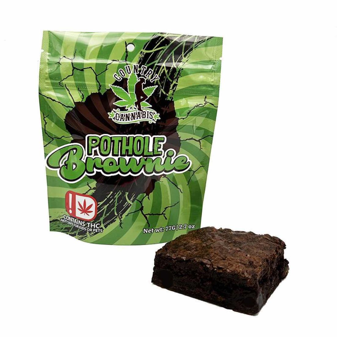 Country Cannabis Pot hole Brownie 1000mg
