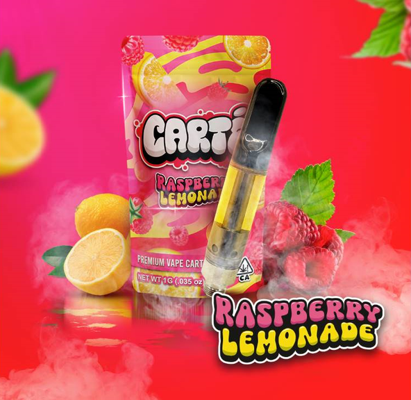 .⠀⠀CARTÉ 1g Raspberry Lemonade Cartridge