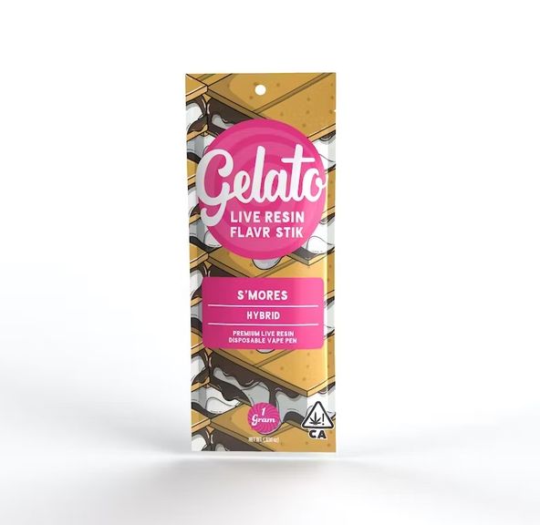 Gelato Live Resin AIO Vape S'mores 1g