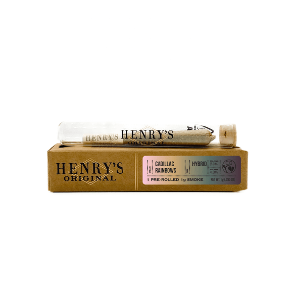 Henry's Original- Cadillac Rainbows Preroll 1g (H)