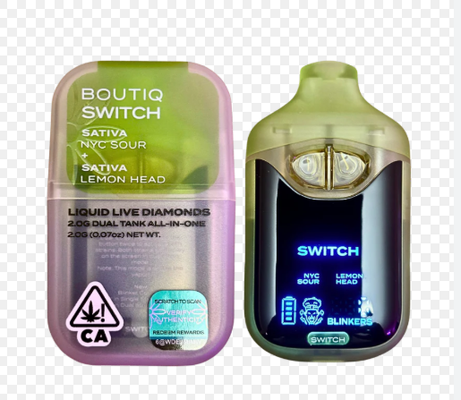 Boutiq Dual Pack AIO Vape NYC Sour x Lemon Head 1g
