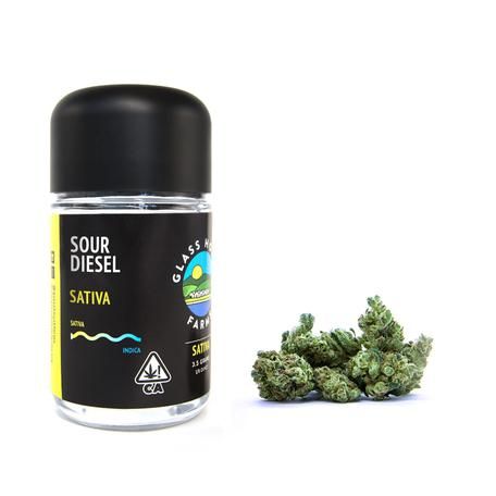 Glass House Farms 3.5g Flower Jar Sativa Sour Diesel