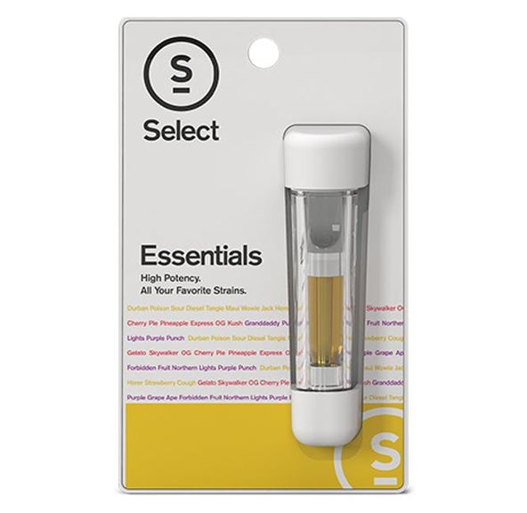 1. Select Essentials 1g THC Cartridge - Trainwreck (S) **SALE ITEM**
