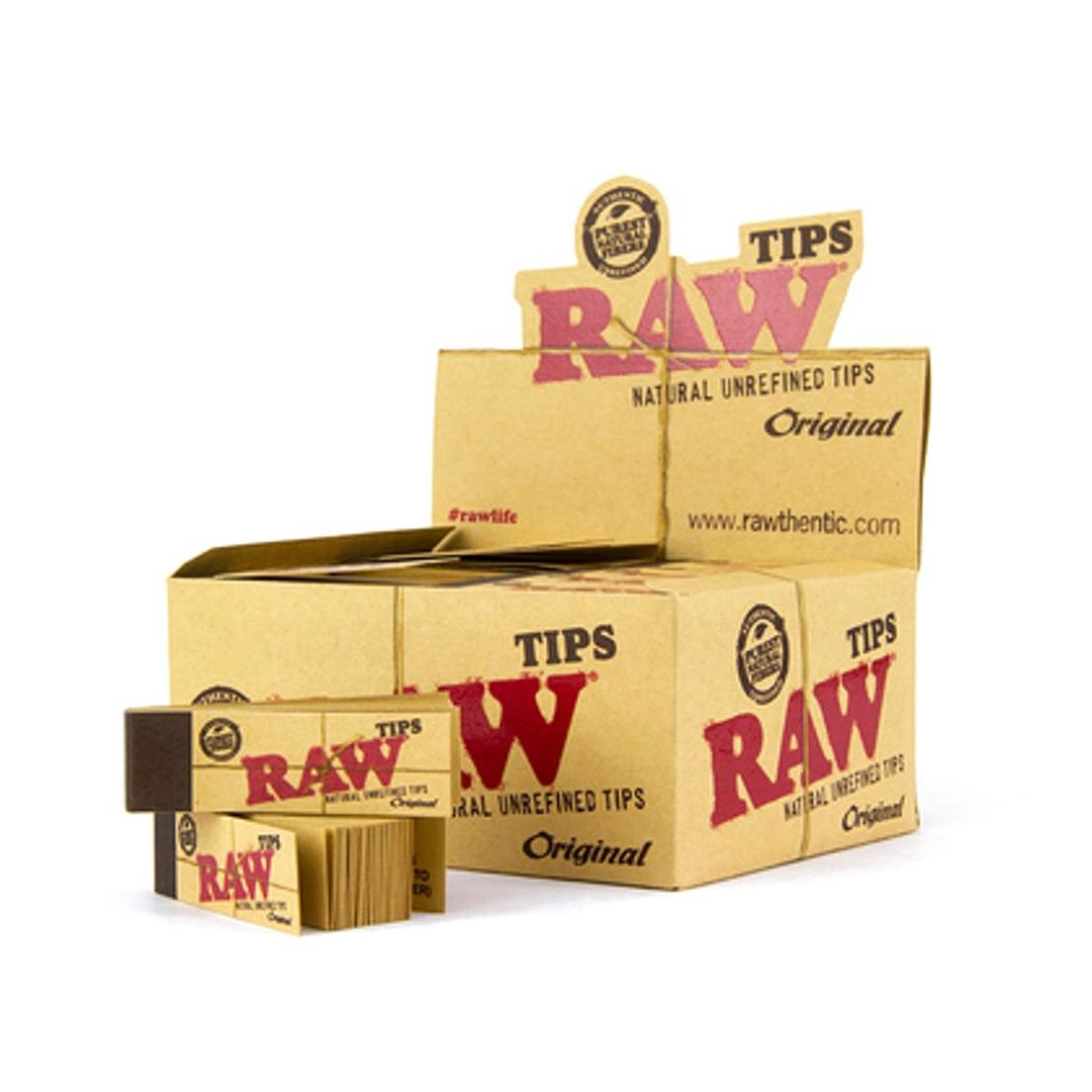 RAW CLASSIC ORIGINAL FILTER TIPS - 50CT