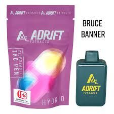 Adrift Extracts - 3g Disposable - Bruce Banner