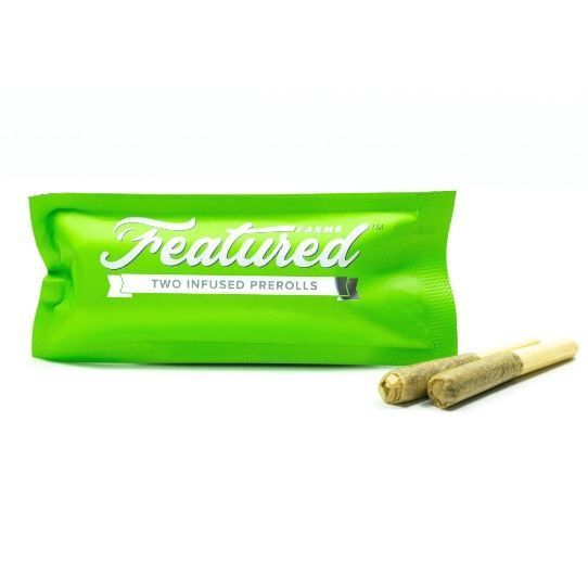 Featured Farms Infused Pre-roll 2pk Gello Shotz 1g