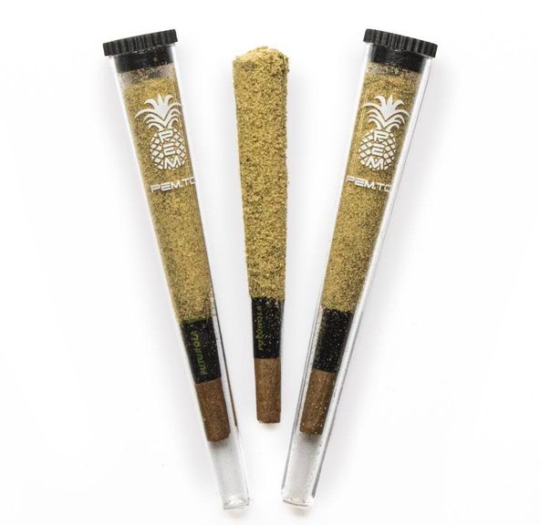 3-Pack Indica PEM Jeffrey’s Pre-Rolled Blunt Raspberry Runtz