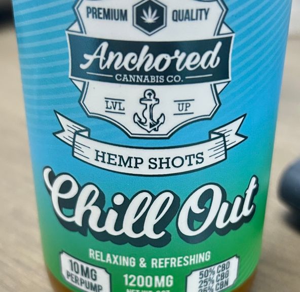 ANCHORED - HEMP SHOTS - CHILL OUT - CBD/CBG/CBN
