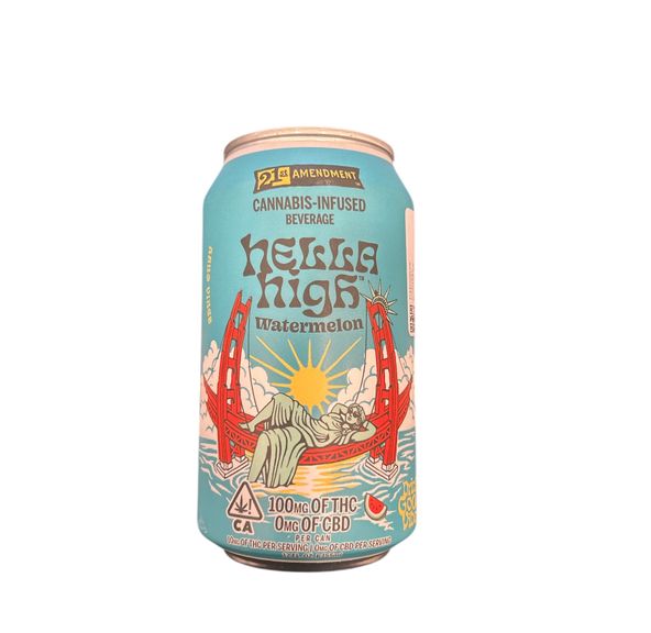 21st Amendment - Hella High Watermelon - 100 MG