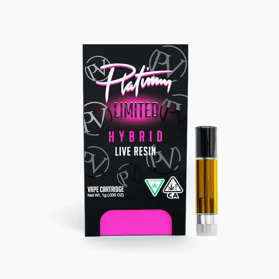 Platinum Live Resin Cartridge Rainbow Sherbet 1g