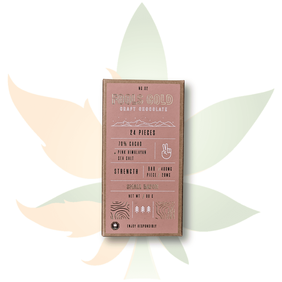 Fools Gold- Sea Salt chocolate bar-480mg